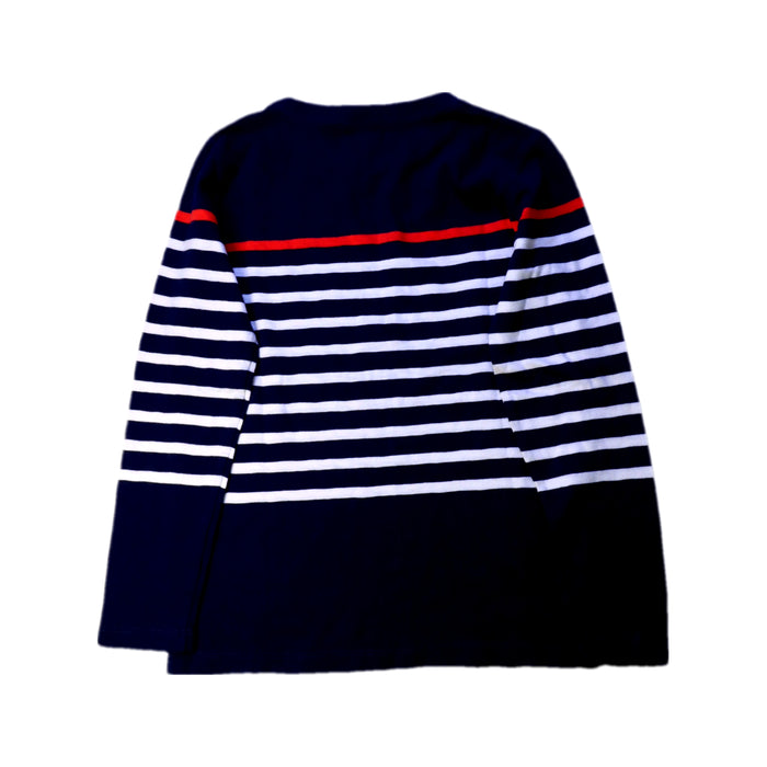 A Navy Long Sleeve T Shirts from Crewcuts in size 8Y for boy. (Back View)