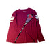 A Burgundy Long Sleeve T Shirts from Crewcuts in size 8Y for boy. (Front View)