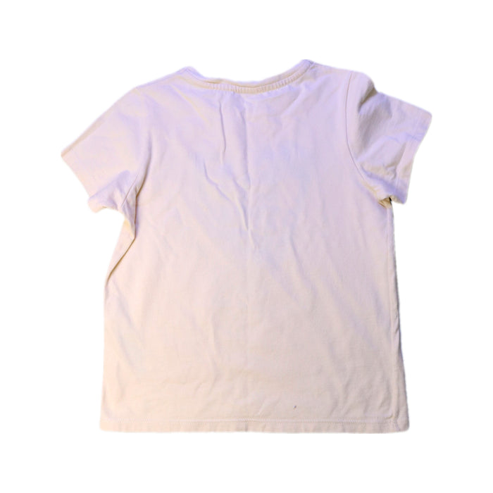A White Short Sleeve T Shirts from Petit Bateau in size 8Y for girl. (Back View)