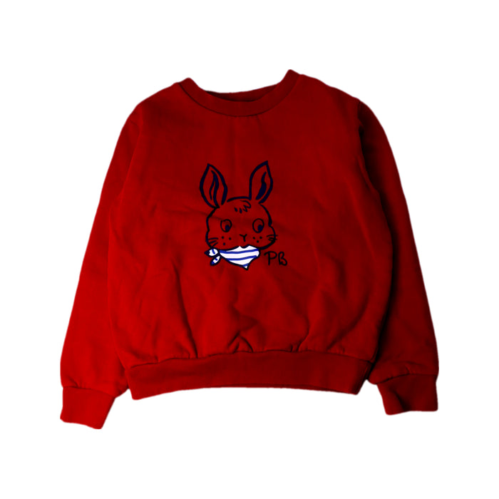 A Red Crewneck Sweatshirts from Petit Bateau in size 10Y for neutral. (Front View)