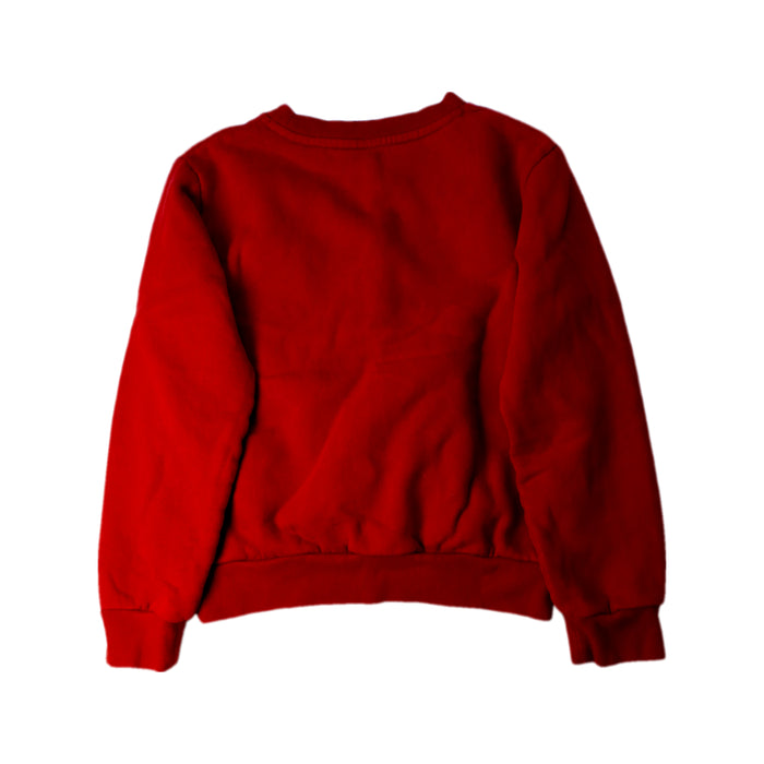 A Red Crewneck Sweatshirts from Petit Bateau in size 10Y for neutral. (Back View)