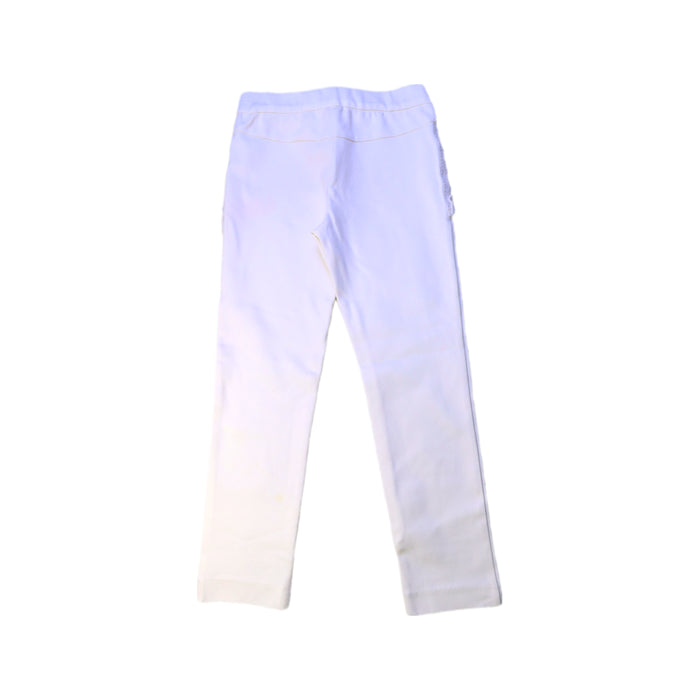 A White Casual Pants from Nicholas & Bears in size 6T for girl. (Back View)