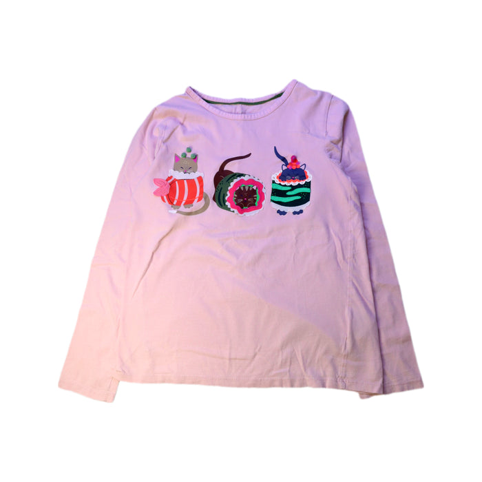 A Pink Long Sleeve T Shirts from Boden in size 12Y for girl. (Front View)
