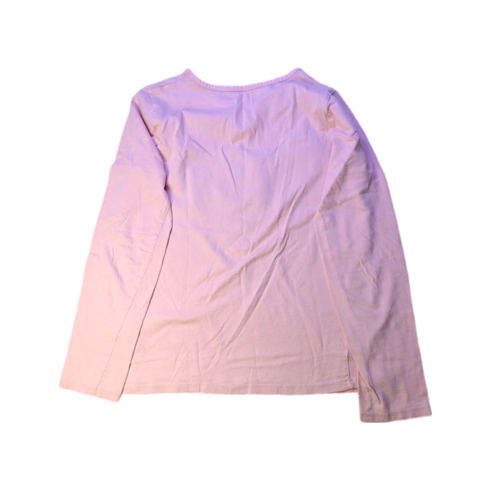 A Pink Long Sleeve T Shirts from Boden in size 12Y for girl. (Back View)