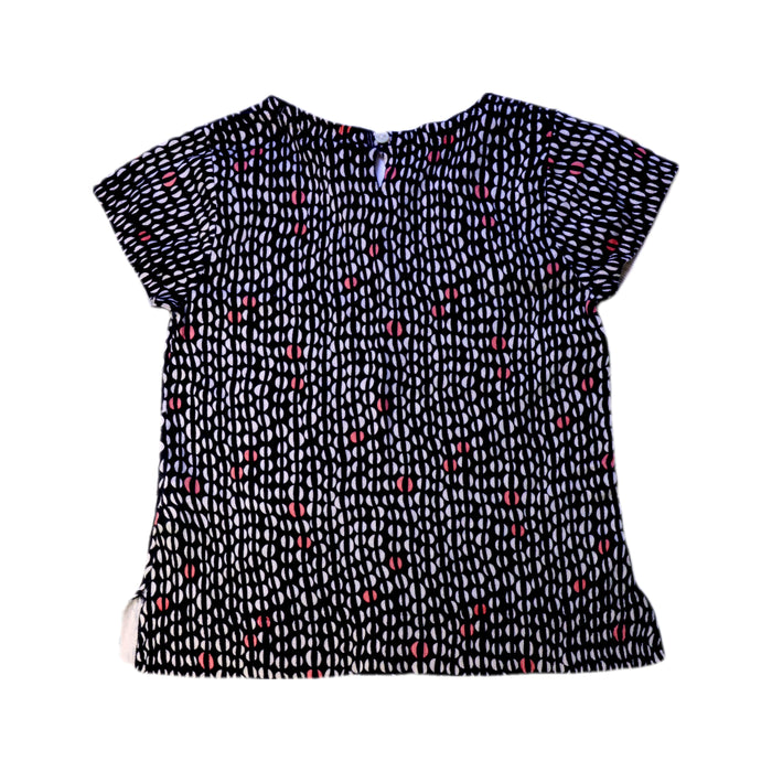 A Black Short Sleeve Tops from Bonpoint in size 8Y for girl. (Back View)
