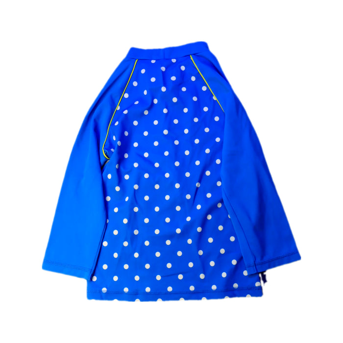 A Blue Rash Guards from Boden in size 7Y for girl. (Back View)