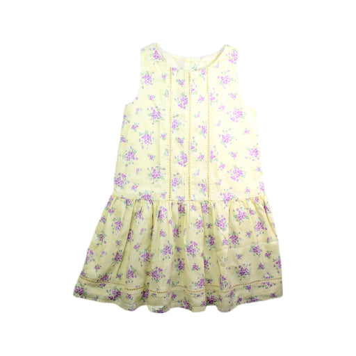A Ivory Sleeveless Dresses from Janie & Jack in size 8Y for girl. (Front View)