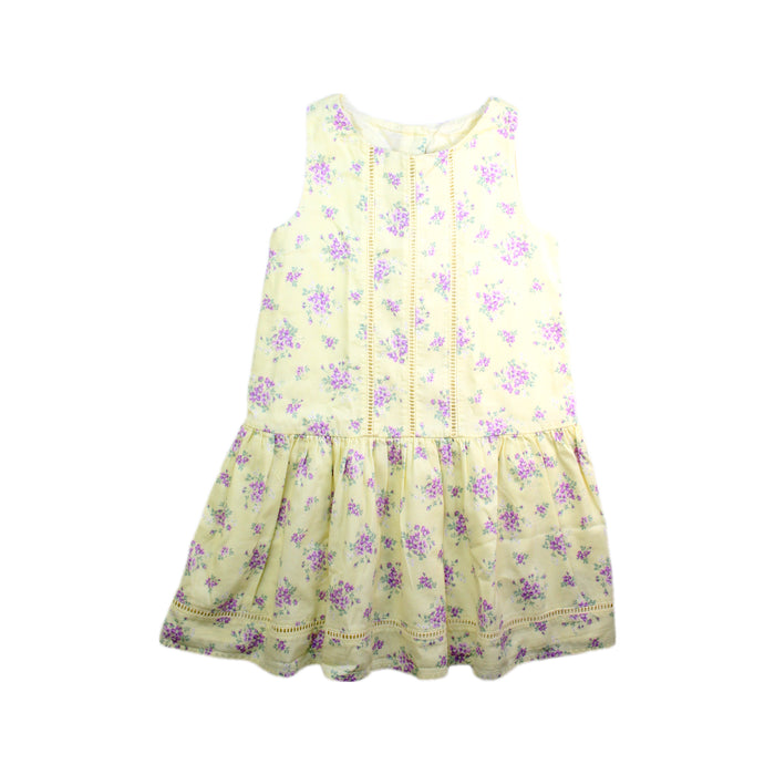 A Ivory Sleeveless Dresses from Janie & Jack in size 8Y for girl. (Front View)