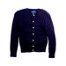 A Navy Cardigans from Polo Ralph Lauren in size 6T for girl. (Front View)