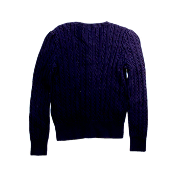 A Navy Cardigans from Polo Ralph Lauren in size 6T for girl. (Back View)