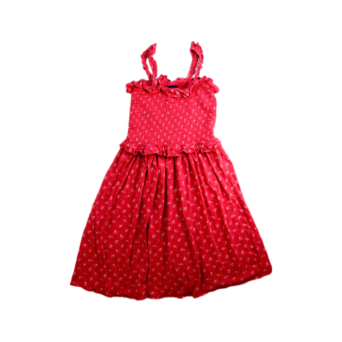A Red Sleeveless Dresses from Polo Ralph Lauren in size 8Y for girl. (Front View)