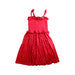 A Red Sleeveless Dresses from Polo Ralph Lauren in size 8Y for girl. (Back View)