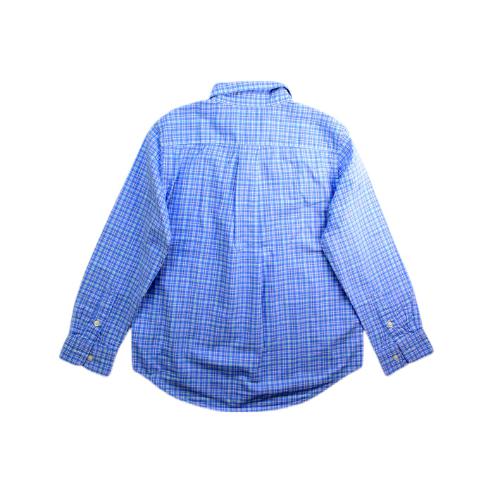 A Blue Long Sleeve Shirts from Ralph Lauren in size 6T for boy. (Back View)