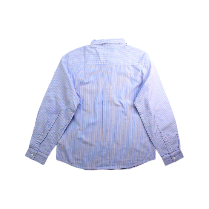 A White Long Sleeve Shirts from Bonpoint in size 8Y for boy. (Back View)