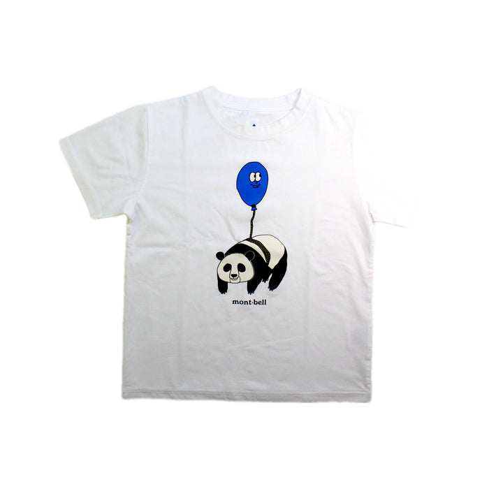 A White Short Sleeve T Shirts from Mont-bell in size 7Y for boy. (Front View)