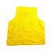 A Yellow Sleeveless Tops from Crewcuts in size 6T for girl. (Back View)