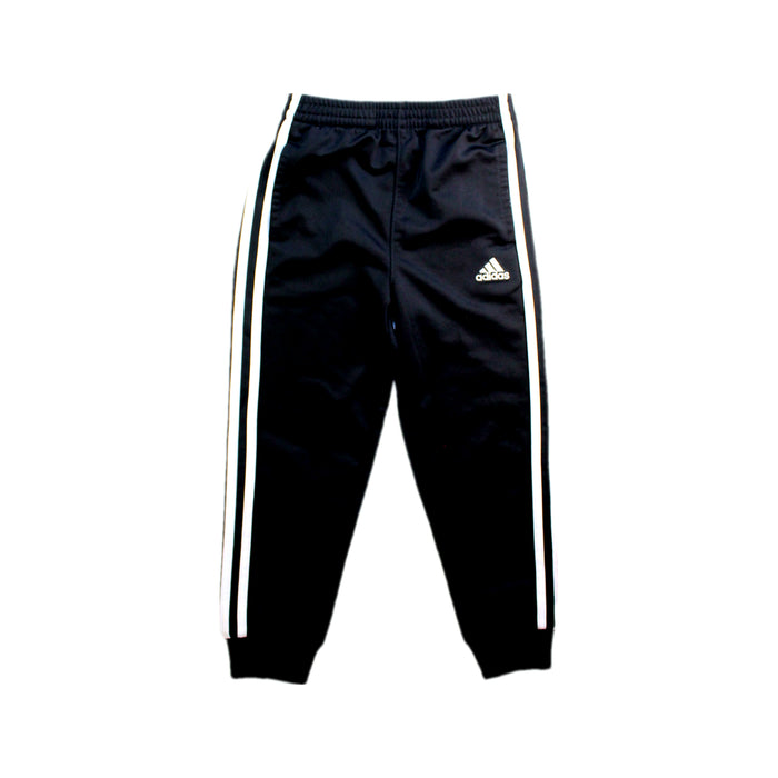 A Black Active Pants from Adidas in size 5T for neutral. (Front View)
