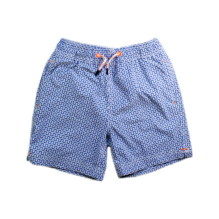 A Blue Shorts from J.Crew in size 8Y for boy. (Front View)