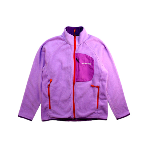 A Purple Lightweight Jackets from Mont-bell in size 7Y for girl. (Front View)
