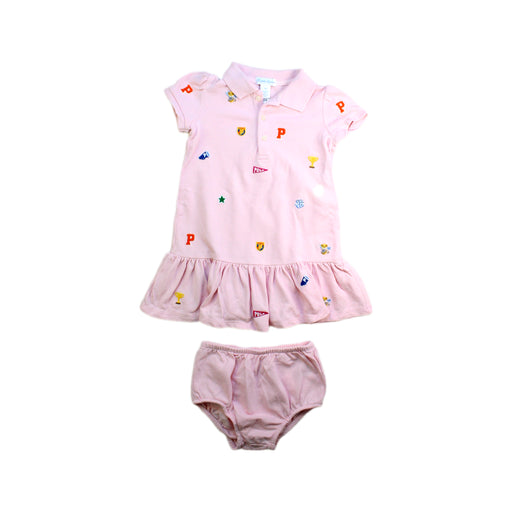 A Pink Skirt Sets from Ralph Lauren in size 6-12M for girl. (Front View)