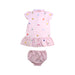 A Pink Skirt Sets from Ralph Lauren in size 6-12M for girl. (Back View)