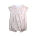 A Pink Short Sleeve Rompers from The Little White Company in size 6-12M for girl. (Front View)