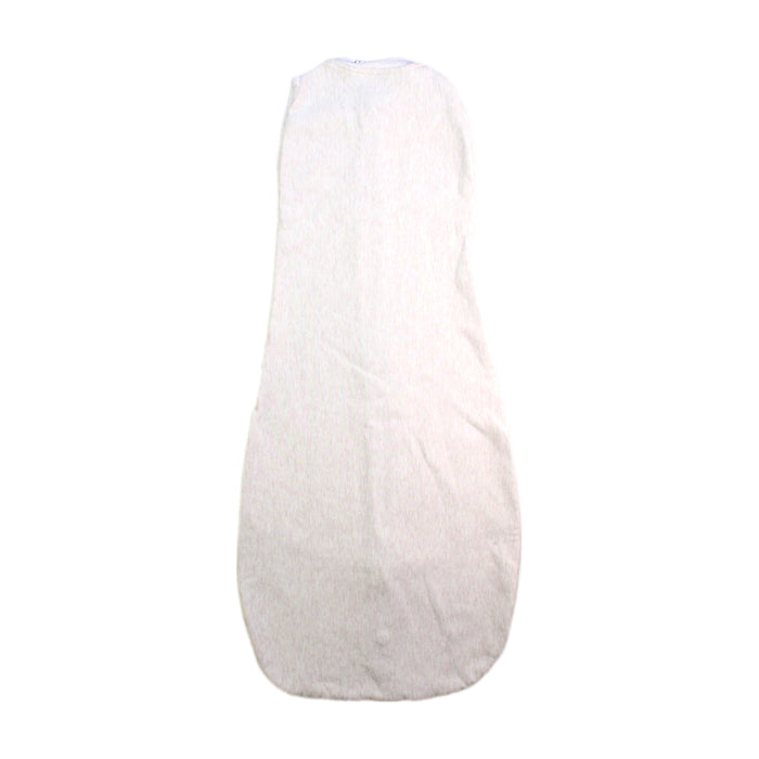 A White Sleepsacs from ErgoPouch in size 3-6M for neutral. (Back View)