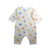 A White Long Sleeve Rompers from Petit Bateau in size 3-6M for neutral. (Back View)