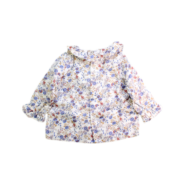 A Multicolour Long Sleeve Tops from Laranjinha in size 3-6M for girl. (Back View)