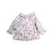 A Multicolour Long Sleeve Tops from Laranjinha in size 3-6M for girl. (Back View)