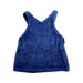 A Blue Overall Dresses from Laranjinha in size 3-6M for girl. (Back View)