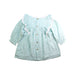 A Blue Long Sleeve Dresses from Babidu in size 2T for girl. (Back View)