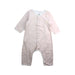A Pink Long Sleeve Rompers from Petit Bateau in size 3-6M for girl. (Front View)
