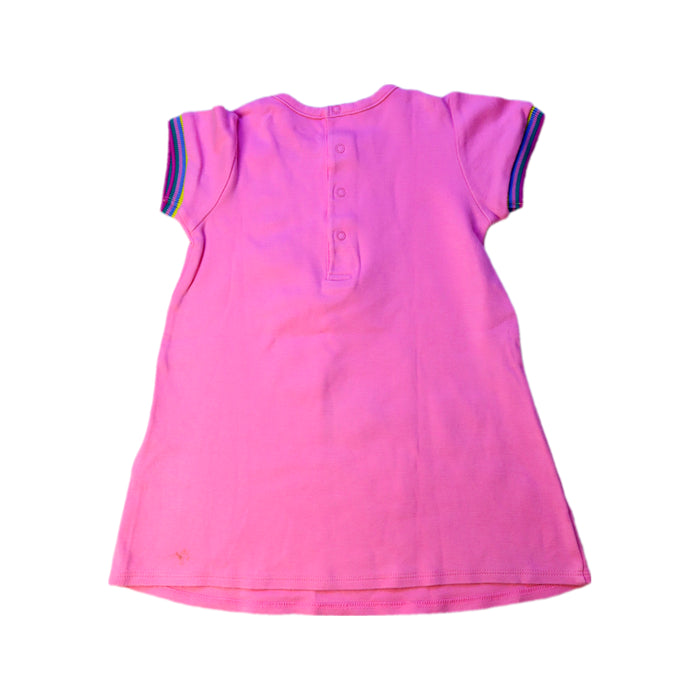 A Pink Short Sleeve Dresses from Little Marc Jacobs in size 6-12M for girl. (Back View)