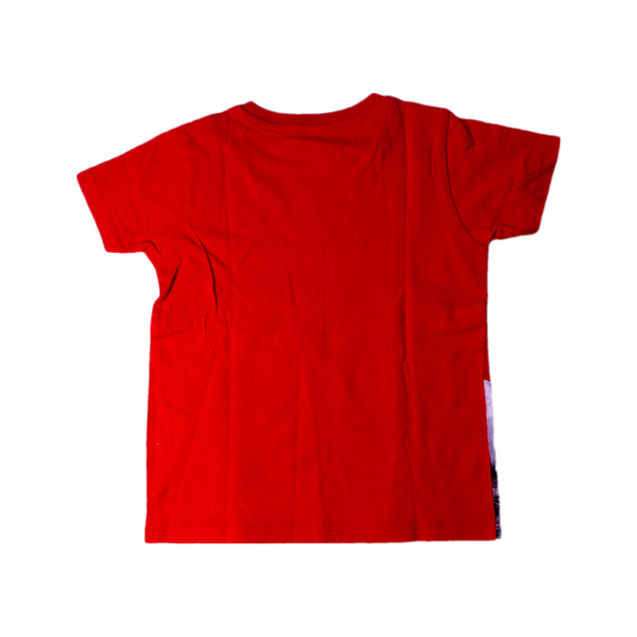 A Red Short Sleeve T Shirts from Moncler in size 2T for neutral. (Back View)