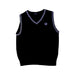 A Black Sweater Vests from Comme Ca Ism in size 7Y for boy. (Front View)