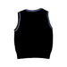 A Black Sweater Vests from Comme Ca Ism in size 7Y for boy. (Back View)