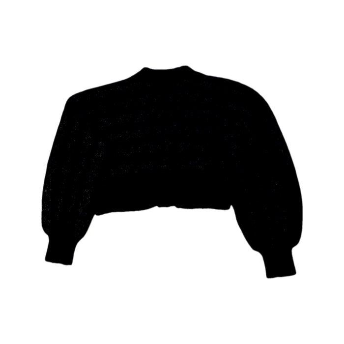 A Black Cardigans from Sisley in size 12Y for girl. (Back View)
