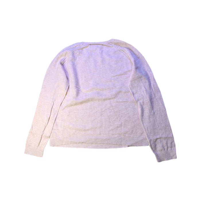 A Beige Crewneck Sweatshirts from Excuse My French in size 10Y for girl. (Back View)