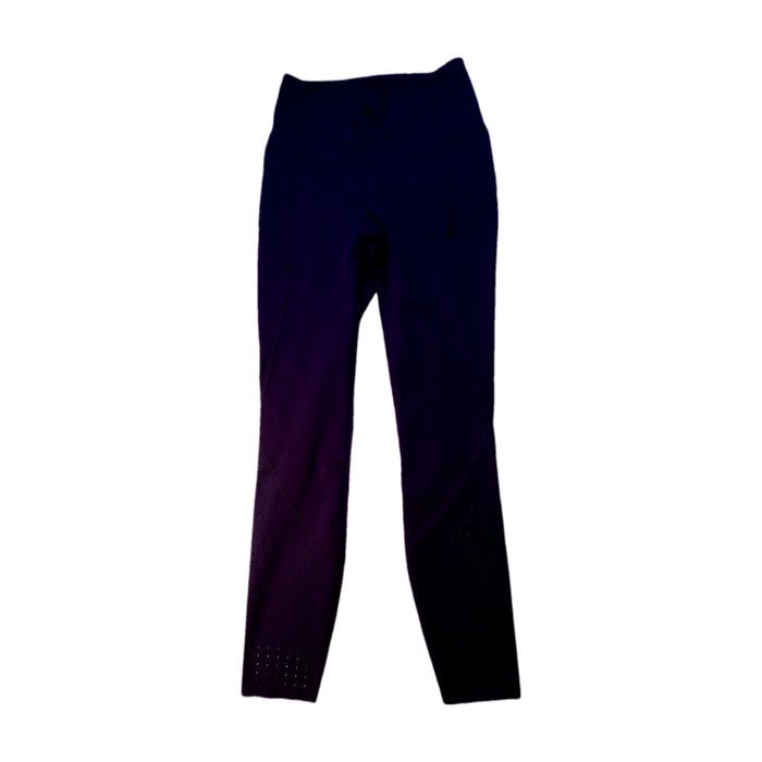 A Navy Active Pants from Lululemon in size 14Y for girl. (Front View)