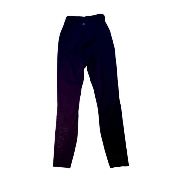 A Navy Active Pants from Lululemon in size 14Y for girl. (Back View)