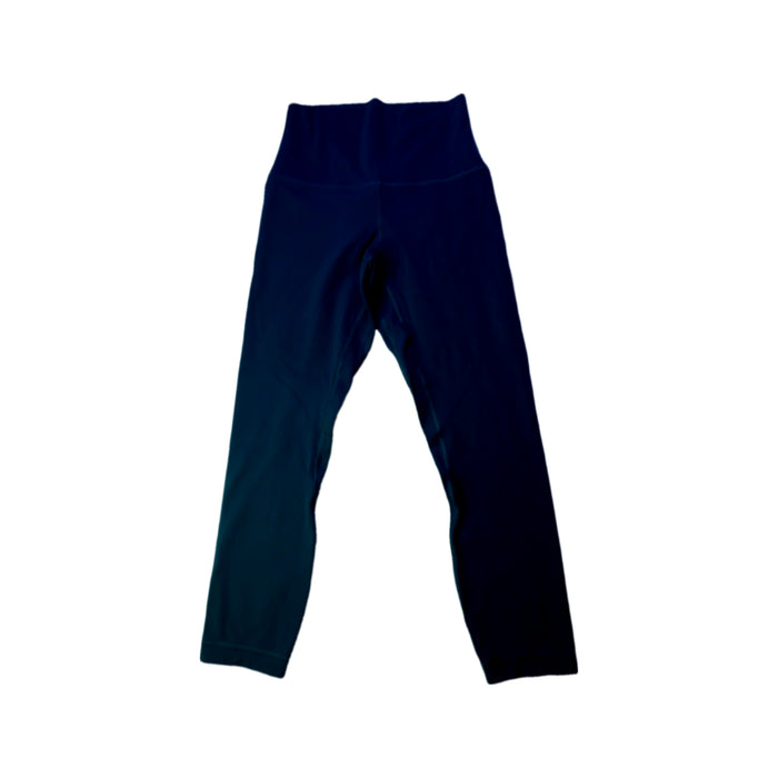 A Black Leggings from Lululemon in size 12Y for girl. (Front View)