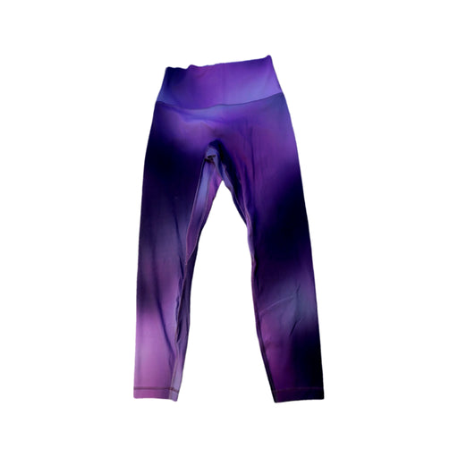 A Purple Leggings from Lululemon in size 14Y for girl. (Front View)