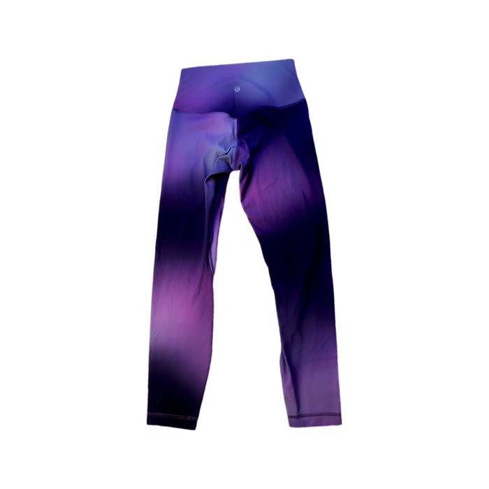 A Purple Leggings from Lululemon in size 14Y for girl. (Back View)