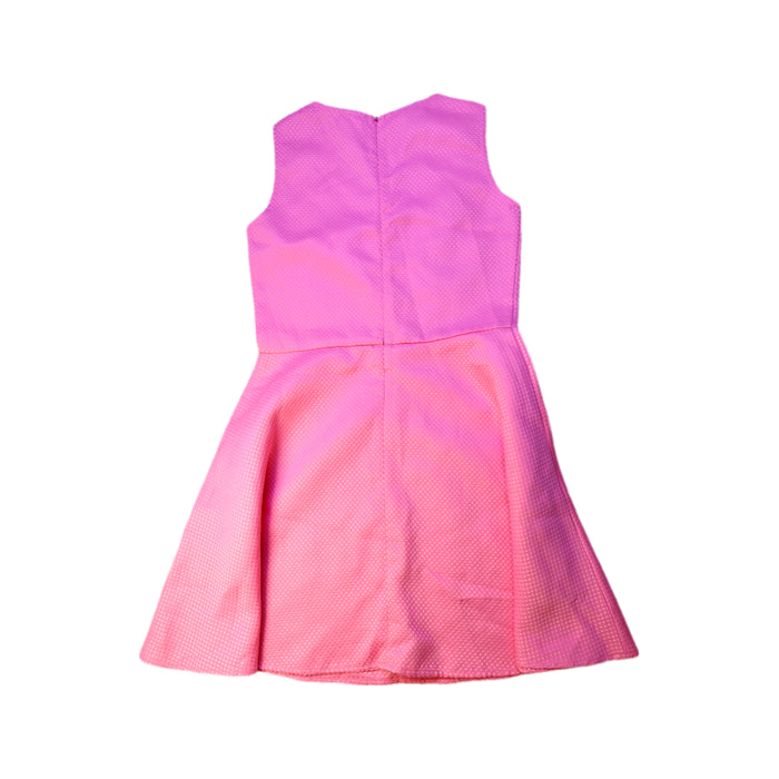 A Pink Sleeveless Dresses from Gingersnaps in size 14Y for girl. (Back View)