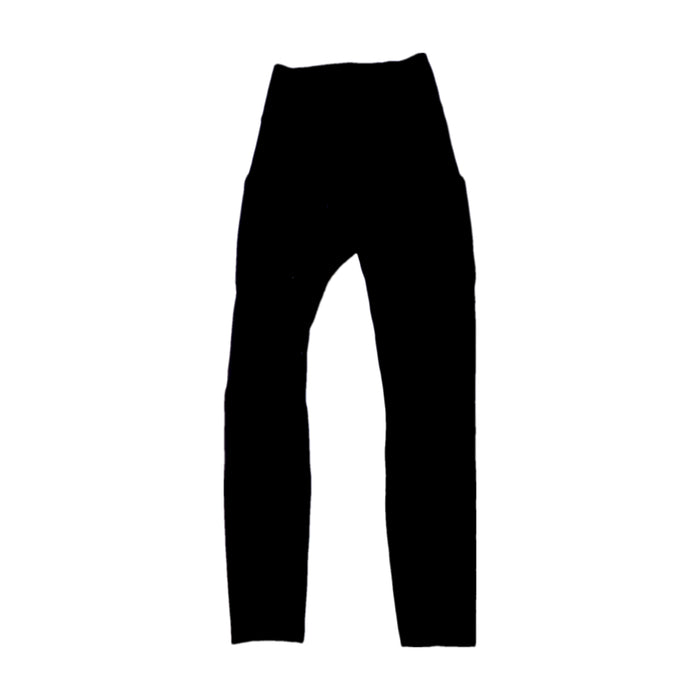 A Black Leggings from Lululemon in size 13Y for girl. (Front View)