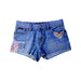 A Blue Shorts from Polo Ralph Lauren in size 8Y for girl. (Front View)