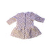 A White Long Sleeve Dresses from Petit Bateau in size 6-12M for girl. (Back View)