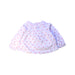 A White Long Sleeve Tops from Jacadi in size 6-12M for girl. (Front View)