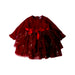 A Red Long Sleeve Dresses from Deux par Deux in size 12-18M for girl. (Front View)